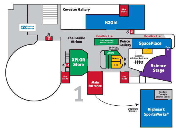 First floor map