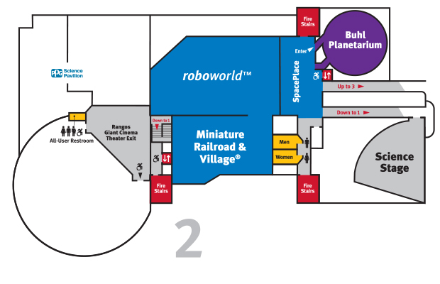 Second floor map