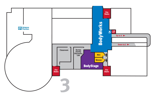 Third floor map