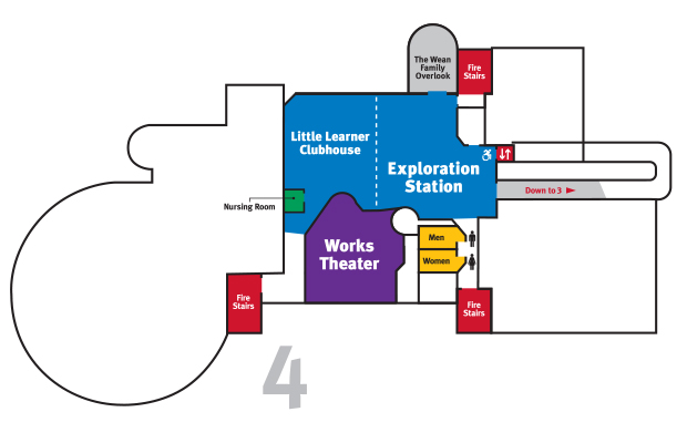 Fourth floor map