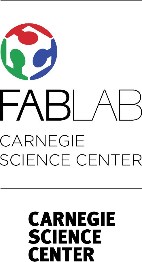 Fablab and Carnegie Science Center Logos