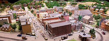 Top view of Miniature Railroad and Village<sup style='vertical-align: top; position: relative; top: -0.5em;'><small>®</small></sup>